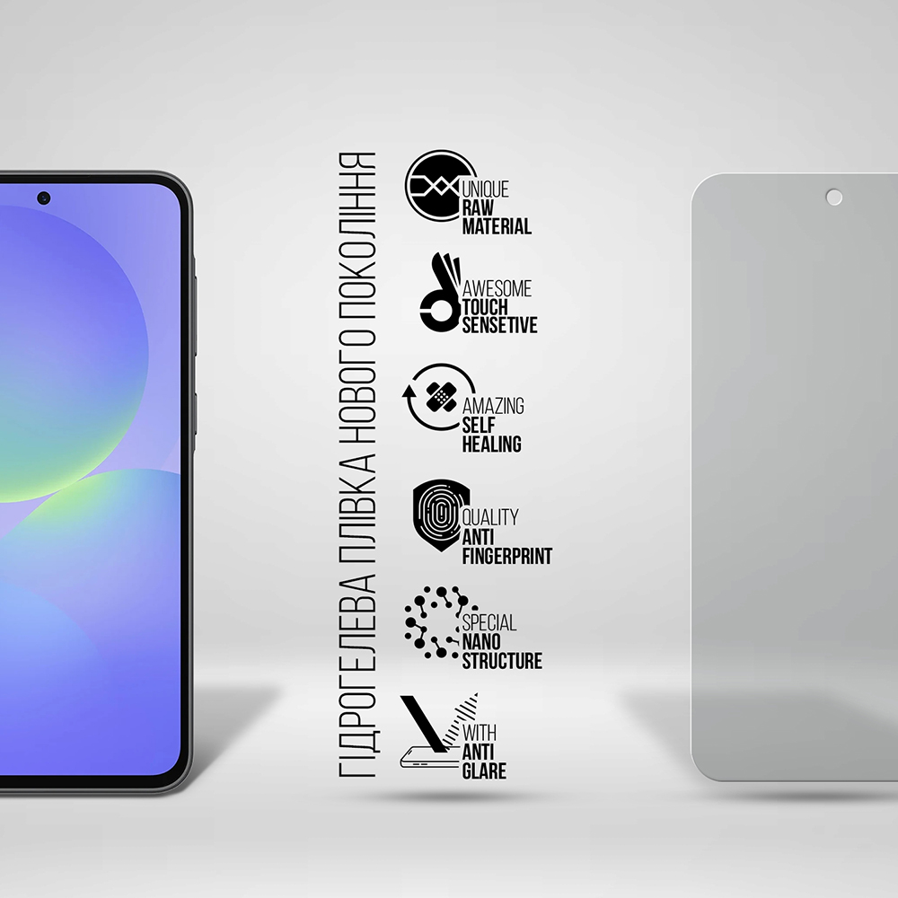 Захисна плівка ARMORSTANDART Matte для Samsung Galaxy A36 5G (ARM82220) Додатково Функція Self Healing; TOUCH ID без перешкод