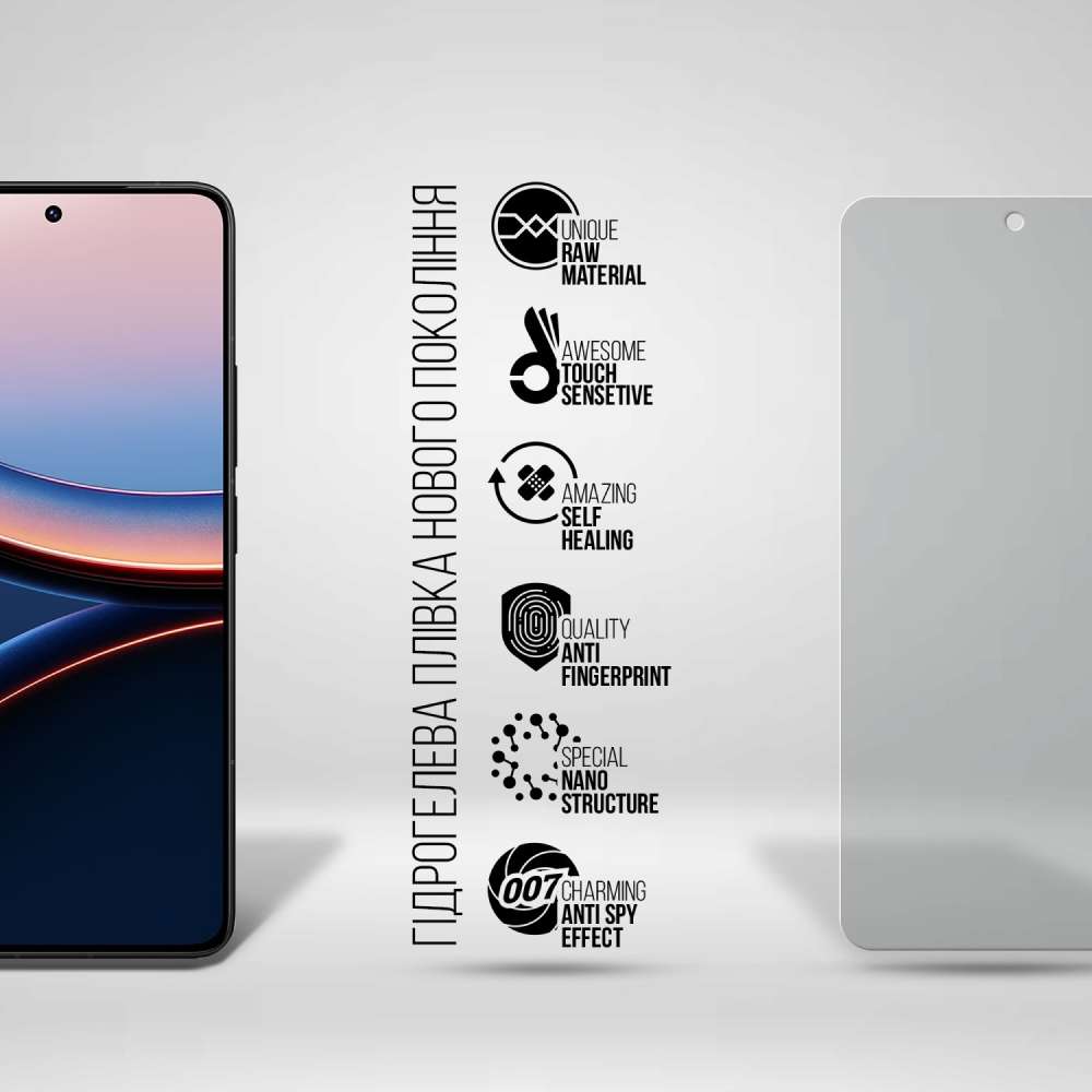 Гідрогелева плівка ARMORSTANDART Anti-spy для Xiaomi Poco F7 Ultra (ARM85237) Сумісність за моделлю Poco F7 Ultra