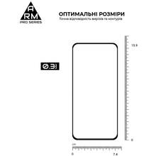 Защитное стекло ARMORSTANDART Pro для Samsung Galaxy A36 5G Black (ARM82213)