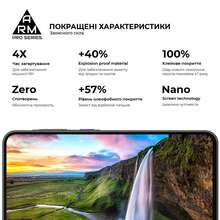 Защитное стекло ARMORSTANDART Pro для Samsung Galaxy A36 5G Black (ARM82213)