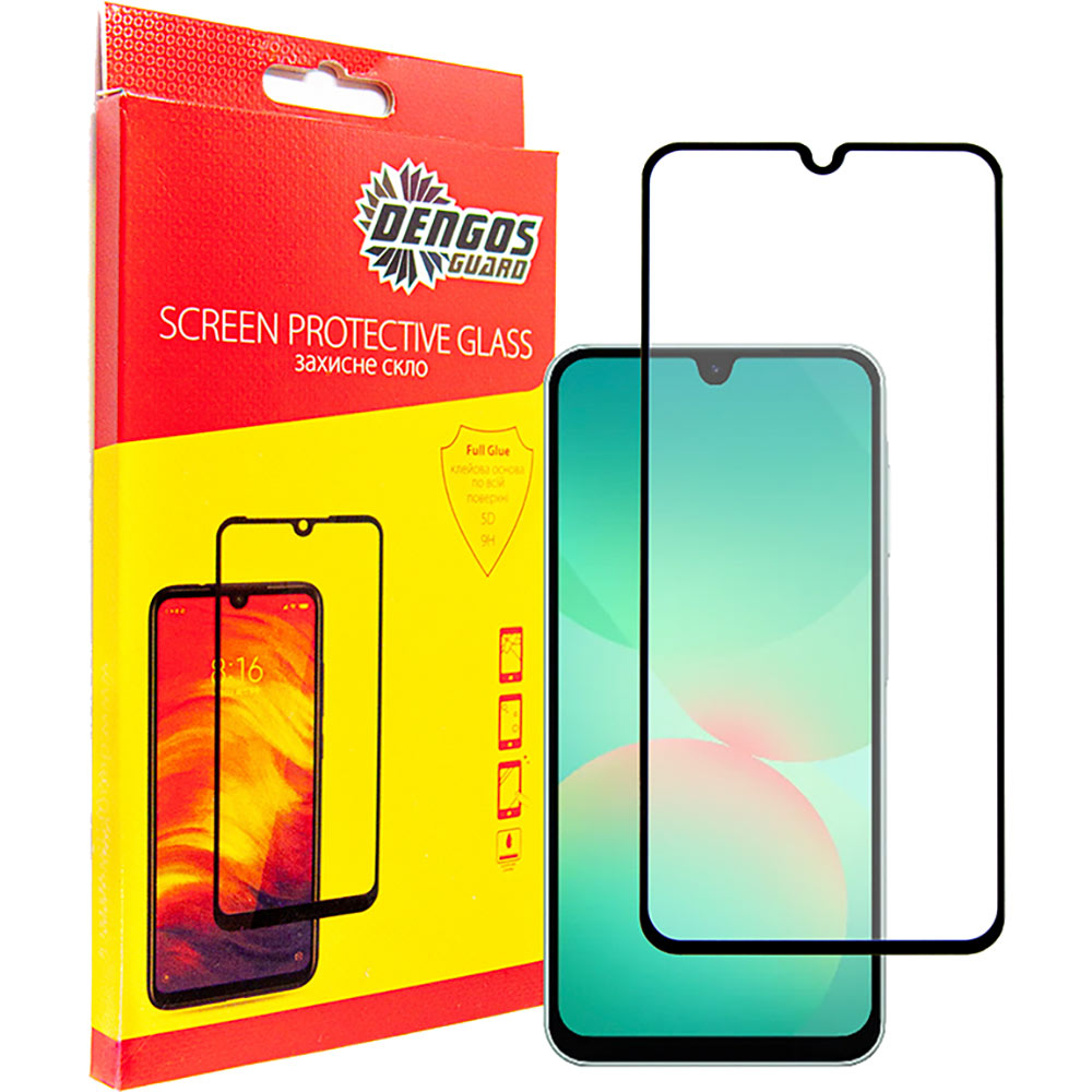 Защитное стекло DENGOS для Samsung A26 Glass Full Glue Black (TGFG-386)