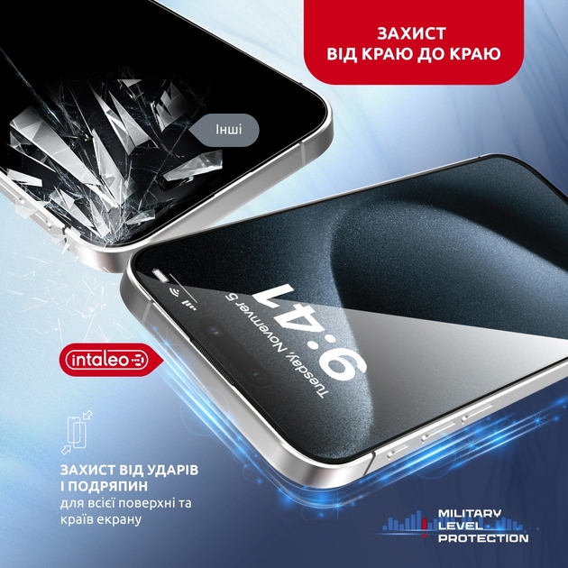 Фото Захисне скло INTALEO MagicBox для Apple iPhone 15 PRO MAX (1283126597602)
