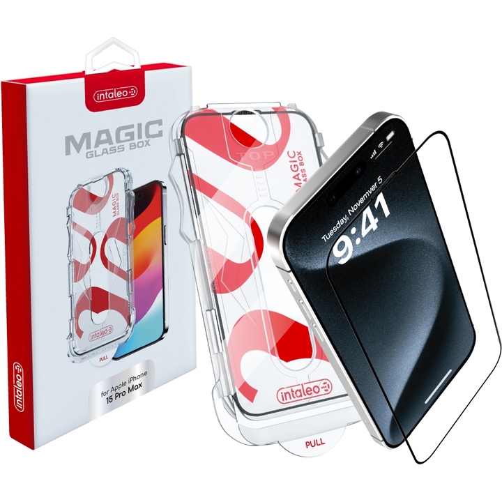 Захисне скло INTALEO MagicBox для Apple iPhone 15 PRO MAX (1283126597602) Сумісність за моделлю Apple iPhone 15 Pro Max