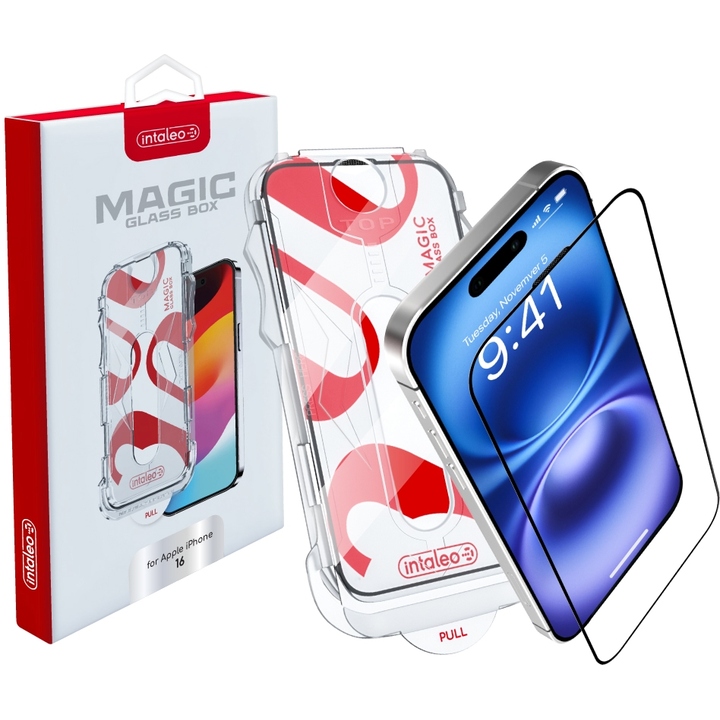 Захисне скло INTALEO MagicBox для Apple iPhone 16 (1283126597619) Сумісність за моделлю Apple iPhone 16