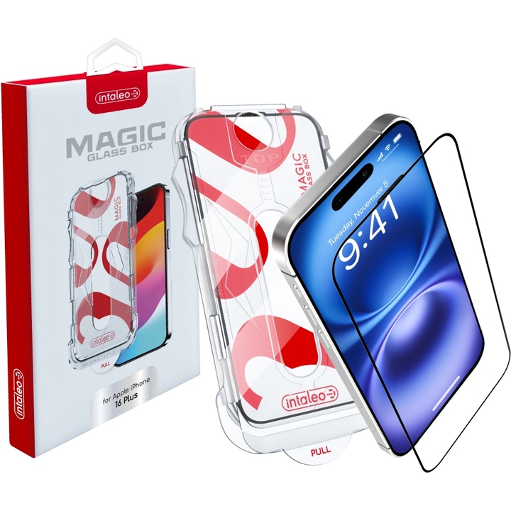 Захисне скло INTALEO MagicBox для Apple iPhone 16 PLUS (1283126597626) Сумісність за моделлю Apple iPhone 16 Plus