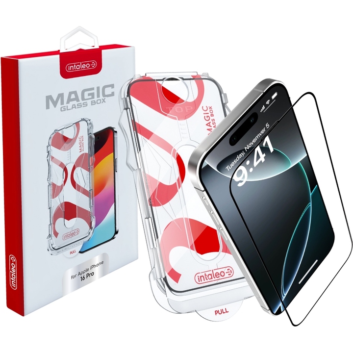 Захисне скло INTALEO MagicBox для Apple iPhone 16 Pro Black (1283126597633) Сумісність за моделлю Apple iPhone 16 Pro
