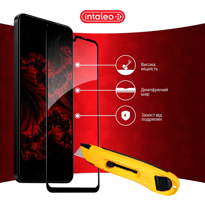 Захисне скло INTALEO Full Glue для Xiaomi Redmi A4 Black (1283126613319) Сумісність за моделлю Xiaomi Redmi A4