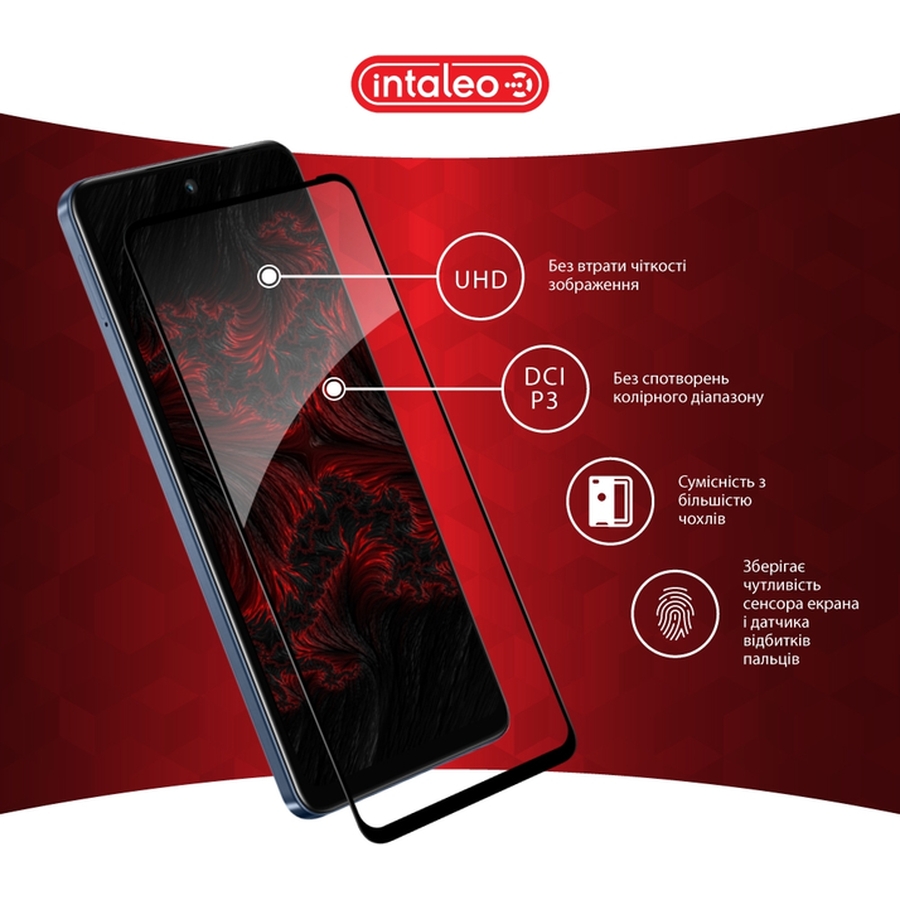Захисне скло Intaleo Full Glue для Infinix Note 40 5G Black (1283126613135) Тип скло