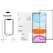 Защитное стекло BECOVER Xiaomi 14T/14T Pro Black (713322)