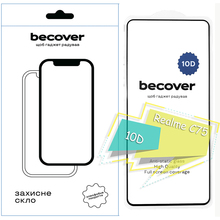 Львів - Захисне скло BECOVER Realme C75 10D Black (713167)