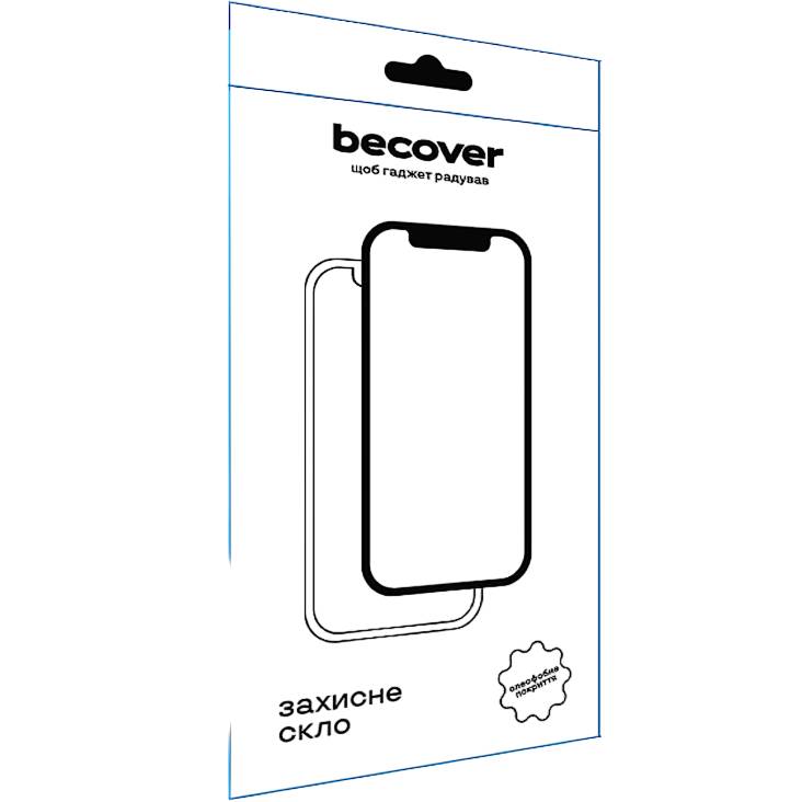 Зовнішній вигляд Захисне скло BECOVER Realme C75 Black (713034)