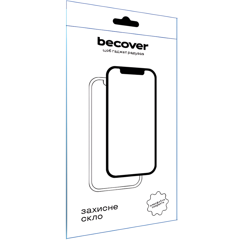 Захисне скло BECOVER для Xiaomi Redmi Note 14 4G 10D Black (713098) Покриття глянець