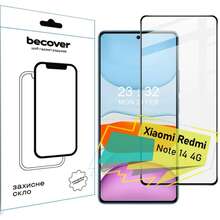 Захисне скло BECOVER для Xiaomi Redmi Note 14 4G Black (713099)