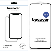 Захисне скло BECOVER 10D для Xiaomi Redmi A4 5G Black (712883)