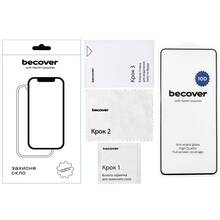Защитное стекло BECOVER 10D для Xiaomi Redmi Note 14 5G Black (712727)