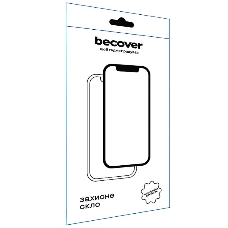 Защитное стекло BECOVER 10D для Xiaomi Redmi Note 14 5G Black (712727) Покрытие глянец