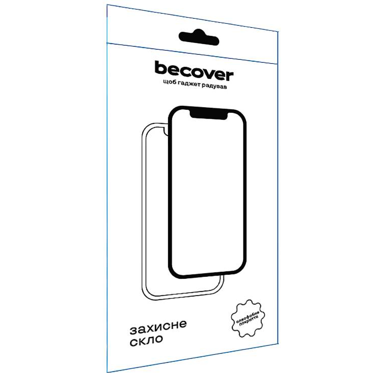 Защитное стекло BECOVER 10D для Infinix Hot 50i X6531 Black (712713) Покрытие глянец