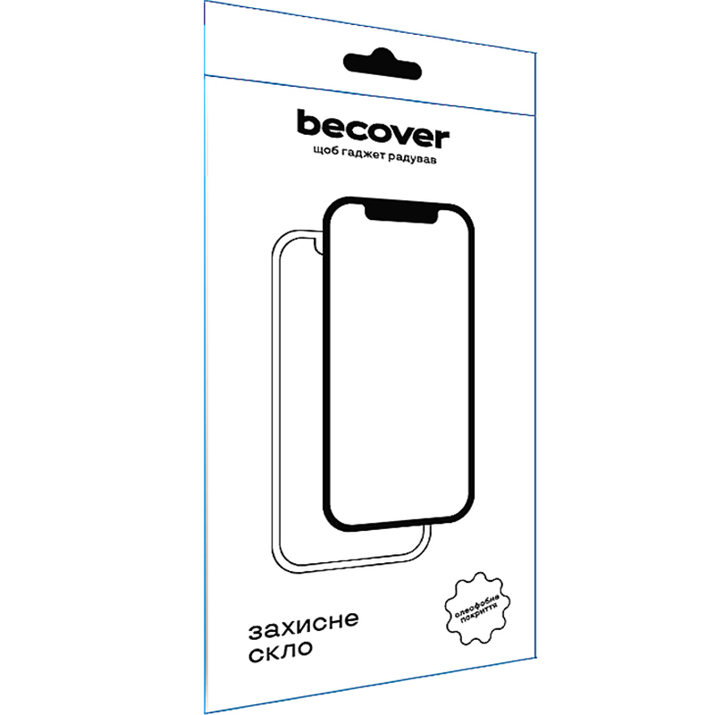 Захисне скло BECOVER Samsung Galaxy A16 4G SM-A165/A16 5G SM-A166 Black (712860) Покриття протиударне