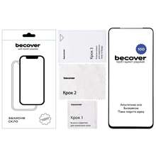Захисне скло BECOVER Oppo Reno 12 F 5G 10D Black (712739)