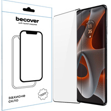 Захисне скло BECOVER EDGE для Motorola Edge 50 Pro Black (712346)