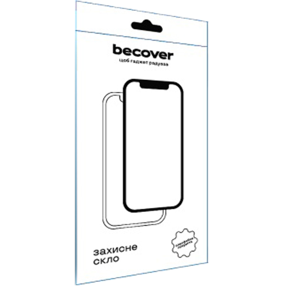 Захисне скло BECOVER EDGE для Tecno Spark 20 Pro Plus (KJ7) Black (712348)