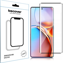Захисне скло BECOVER EDGE для Infinix Note 40 Pro (X6851) Black (712349)