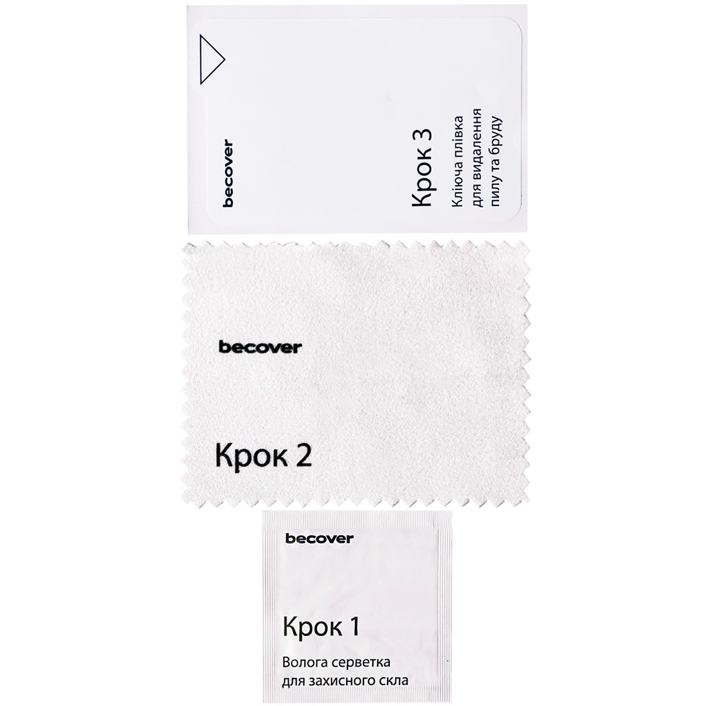Захисне скло BECOVER EDGE для Motorola Moto G85 Black (712350) Покриття глянець