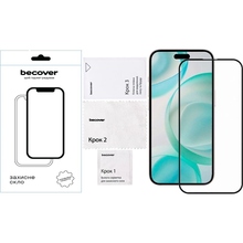 Захисне скло BECOVER для Apple iPhone 16 Pro Black (712124)