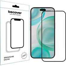 Захисне скло BECOVER для Apple iPhone 16 Pro Black (712124)