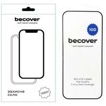 Защитное стекло BECOVER 10D для Google Pixel 9 Pro Black (712326)