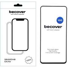 Защитное стекло BECOVER 10D для Infinix Smart 8 (X6525) Black (712329)