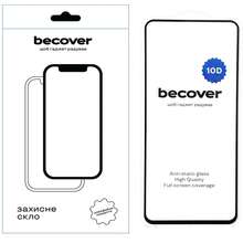 Захисне скло BECOVER 10D для Infinix Smart 8 Plus Black (712330)