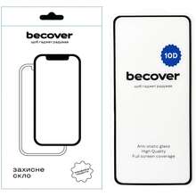 Защитное стекло BECOVER 10D для Motorola Moto G84 Black (712333)