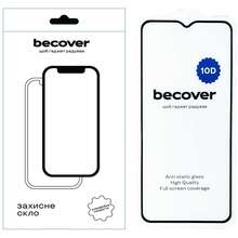 Захисне скло BECOVER 10D для ZTE Blade A34 Black (712336)