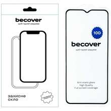 Защитное стекло BECOVER 10D для ZTE Blade A54 Black (712337)