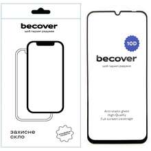 Захисне скло BECOVER 10D для Realme C61 Black (712339)