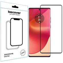 Кривий Ріг - Захисне скло BECOVER EDGE для Motorola Edge 50 Fusion Black (712344)