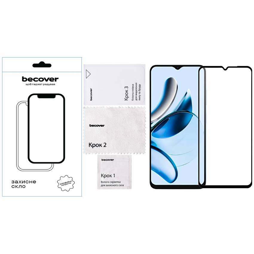 Захисне скло BECOVER для Blackview Color 8 Black (712127) Сумісність за моделлю Blackview Color 8