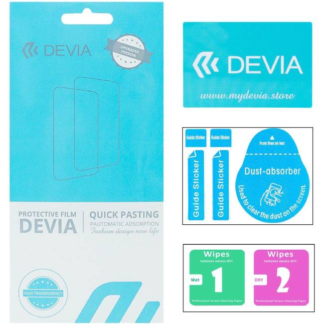 Гідрогелева плівка DEVIA для Samsung Galaxy M06 під чохол (DV-SM-M06U) Тип плівка