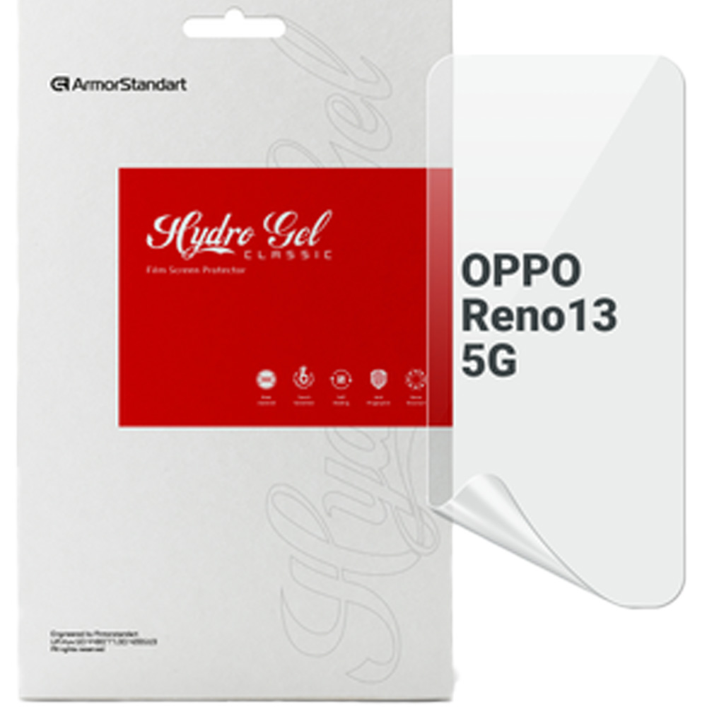 Гидрогелевая пленка ARMORSTANDART для OPPO Reno13 5G (ARM81872) Гидрогелевая пленка ARMORSTANDART для OPPO Reno13 5G (ARM81872)