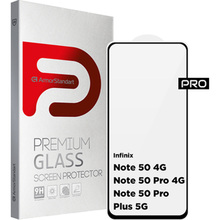 Захисне скло ARMORSTANDART Pro для Infinix Note 50 4G/Note 50 Pro 4G/Note 50 Pro Plus 5G Black (ARM84722)