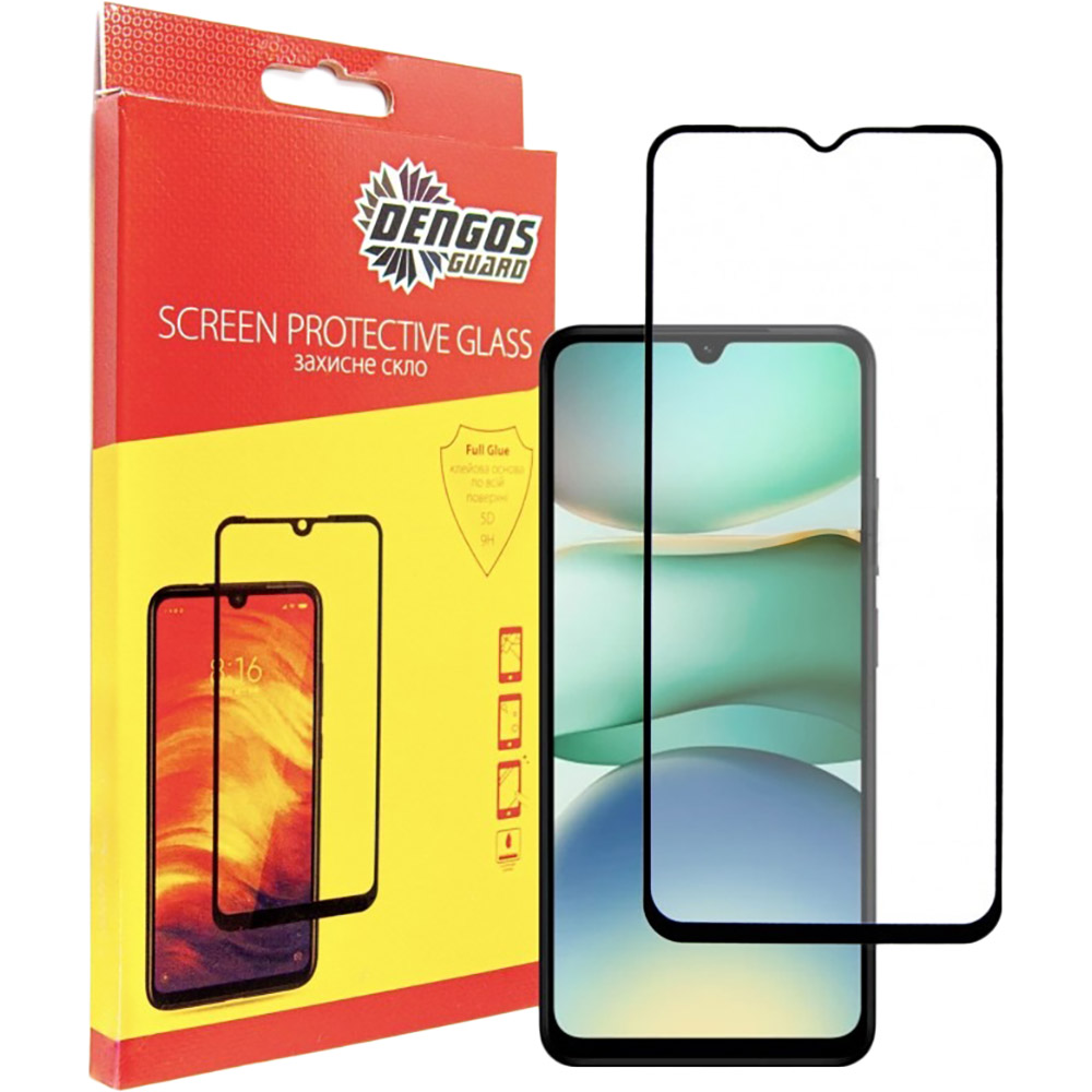 Захисне скло DENGOS для Xiaomi Redmi A5 Glass Full Glue Black (TGFG-399)