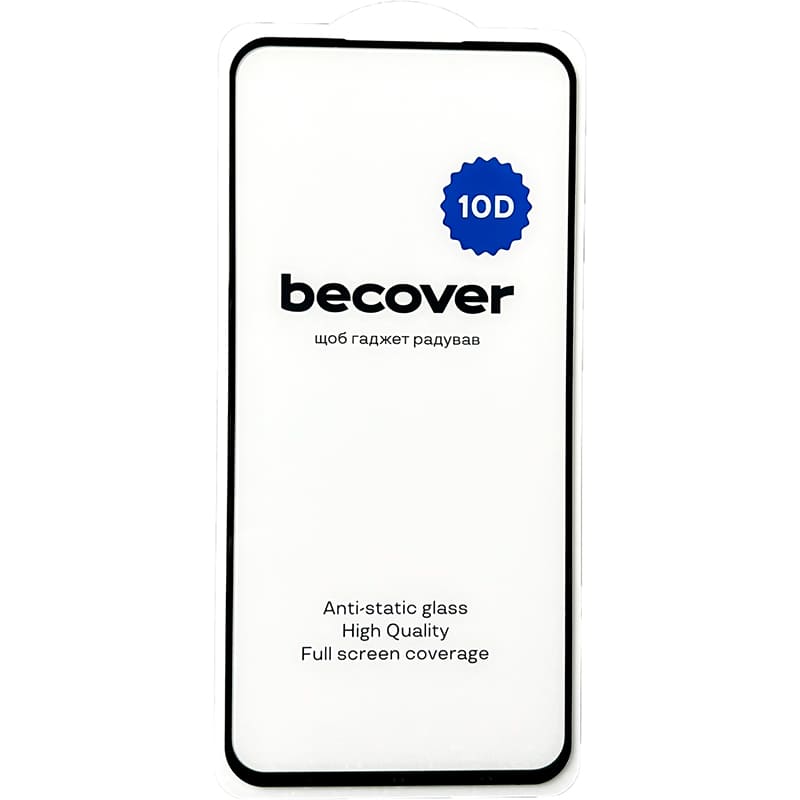 Захисне скло BECOVER 10D для Samsung Galaxy A55 5G Black (711355)