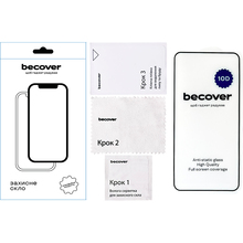 Защитное стекло BECOVER 10D для Samsung Galaxy S22 Black (711359)