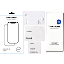 Захисне скло BECOVER 10D для Samsung Galaxy S24 Ultra Black (711362)