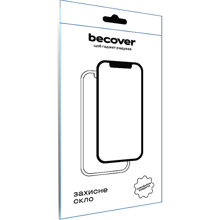 Захисне скло BECOVER для Nokia G22 10D Black (711521) Олеофобне покриття True