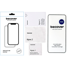 Захисне скло BECOVER 10D для Xiaomi 13T/13T Pro Black (711364)