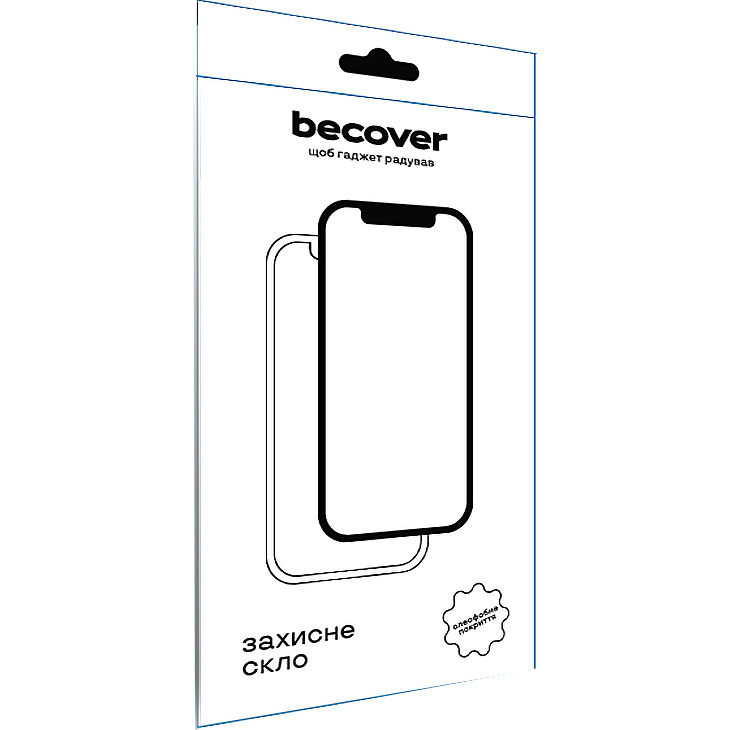 Захисне скло BECOVER для Oscal Tiger 10 Black (711578) Тип скло