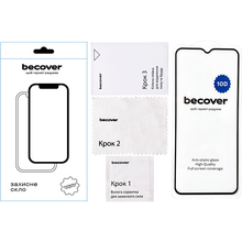 Захисне скло BECOVER 10D для Xiaomi Redmi 9A/Redmi 9C/Redmi 10А/Poco C31 Black (711368)