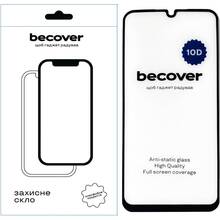 Защитное стекло BECOVER Samsung Galaxy A25 5G SM-A256 10D Black (711351)